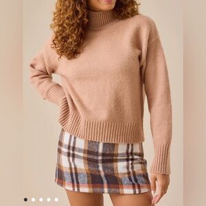 NWT Altar’d State Betty mock neck sweater, size 3XL